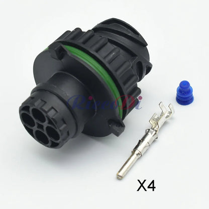 Tyco 4 Pin Round Male Female Sealed Odometer Speed Sensor Connector Plug for HOWO A7 Truck 1-967402-1 1-967325-1