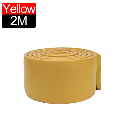 6/2M Waterproof enclosure Self adhesive Skirting Line 3D Wall Sticker Thickened Anti-collision Decoration Kid's Corner Line