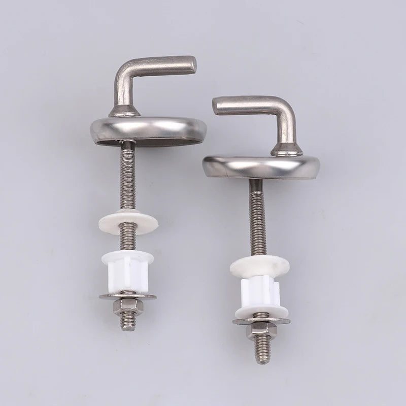 Toilet Seat Hinge Connector Stainless Steel Mounting Parts 2pcs
