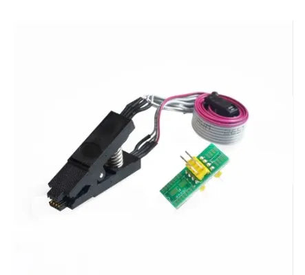 SOIC8/SOP8 Test Clip for EEPROM 93CXX/25CXX/24CXX with CH341 USB Programmer Module