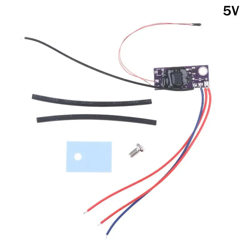 Automatic Speed Adjust Temperature Probe Compatible PC Fan Controller With 2-Wire 3-Wire Fans DC 5V 12V For Router CPU Heatsinks