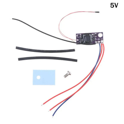 Automatic Speed Adjust Temperature Probe Compatible PC Fan Controller With 2-Wire 3-Wire Fans DC 5V 12V For Router CPU Heatsinks