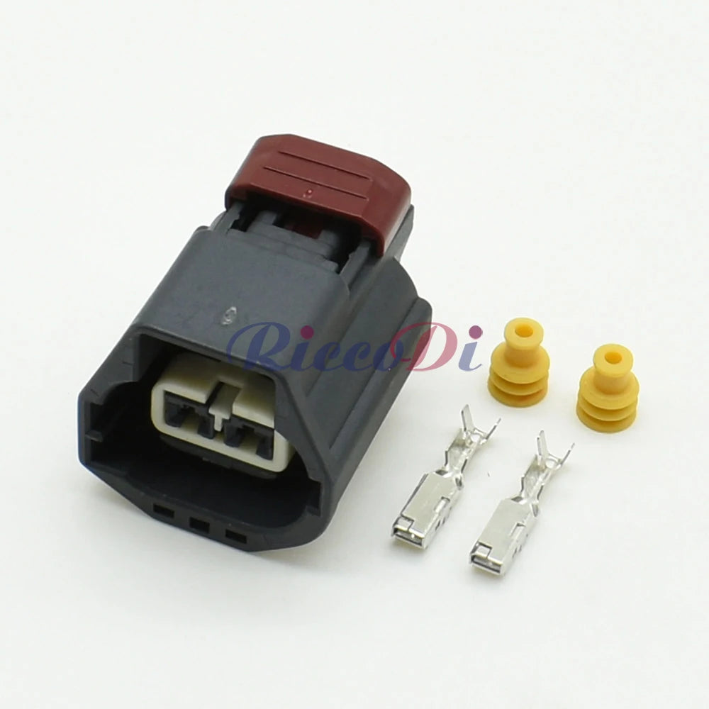 2 Pin Waterproof Automotive Electrical Connector Socket with Pins and Seals 7283-5596-10 / 7282-5596-10