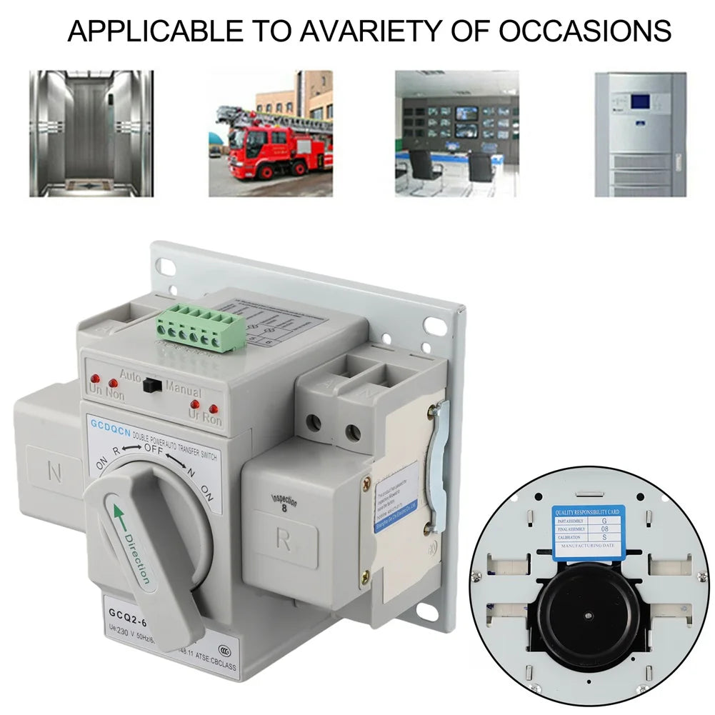 Power Outage Backup As Shown Power Management Switch Compact Automatic Transfer Switch Transfer Switch Switchgear Equipment