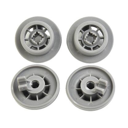 Dishwasher Lower Basket Wheels — 8pcs Replacement Rollers for Siemens S5555X0GB/79 S5943X2GB/31 S6409N2GB/17 HF87950GB/03 KG57U95/13