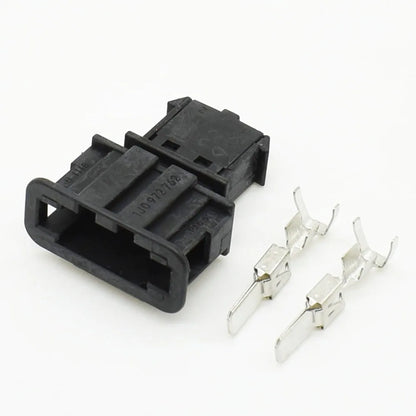 2 Pin 6.3mm Waterproof Air Conditioning Blower Connector DJ70285A-6.3 for VW Audi Automotive