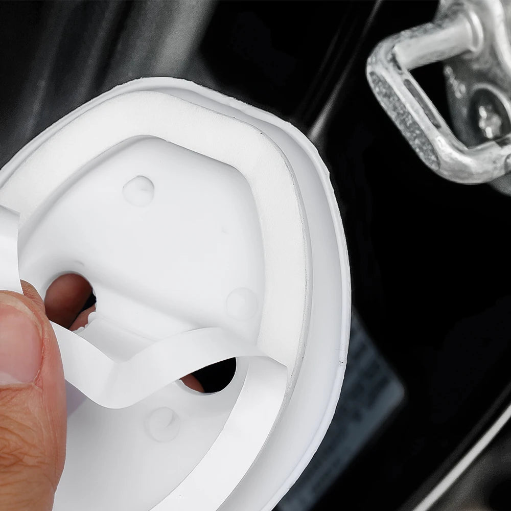 Universal Car Door Shockproof Silicone Cushion – Mute Shock Absorber Protective Cover for Door Latch (8/1PCS)