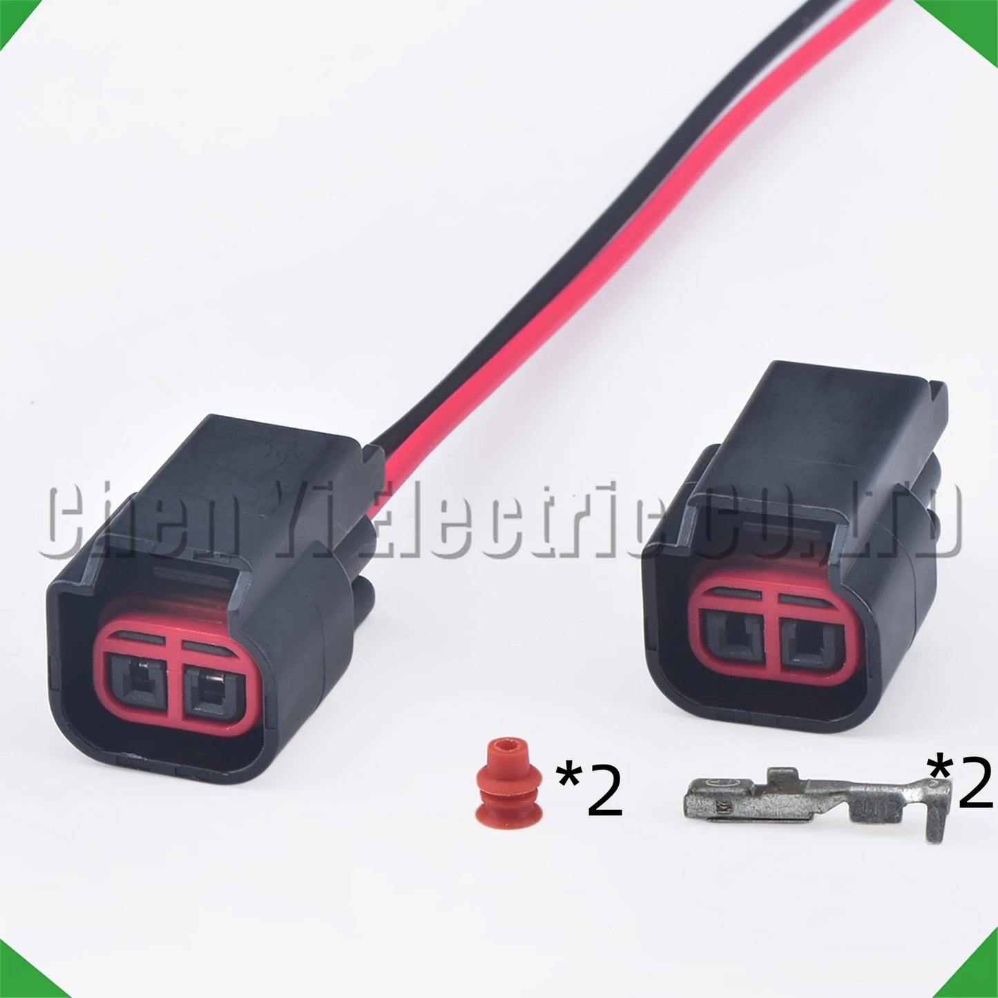 2 Pin Fuel Injector Connector Pigtail E-3979 WPT-905 for Ford Focus Mondeo