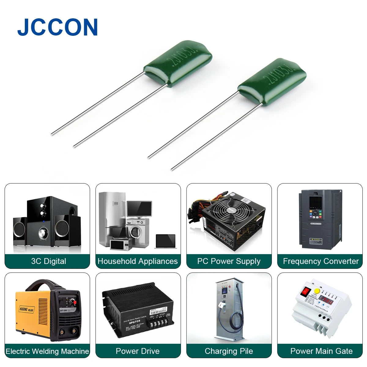 Metalized Mylar Polyester Film Capacitors 100V 0.22nF–470nF