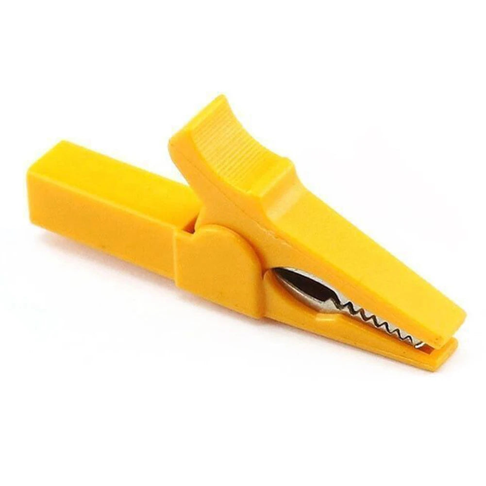 Electrical Jumpers Crocodile Clips Six Different Colors Strong Grip And Conductivity 14mm Maximum Opening 4mm Wiring Hole