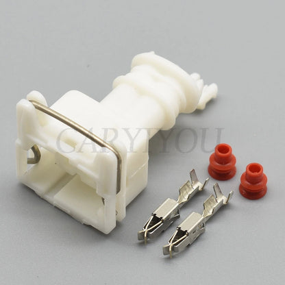 2-Pin 3.5mm White Female Connector DJ7029Q-3.5-21 282684-1 Automotive Wiring Harness Plug