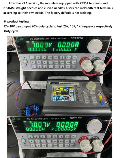 PWM to Voltage Converter Module 0–100% Duty Cycle to 0–5V/0–10V Output