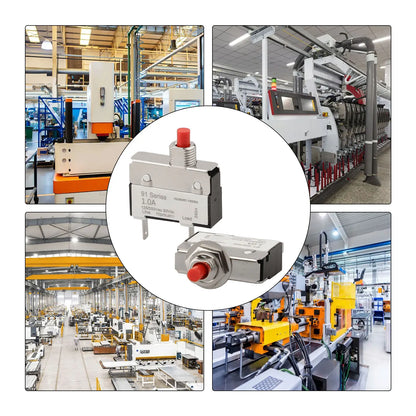 Manual Reset Circuit Breaker Offering Overload Protection Essential Component for Safe Operation of Various Electrical Devices