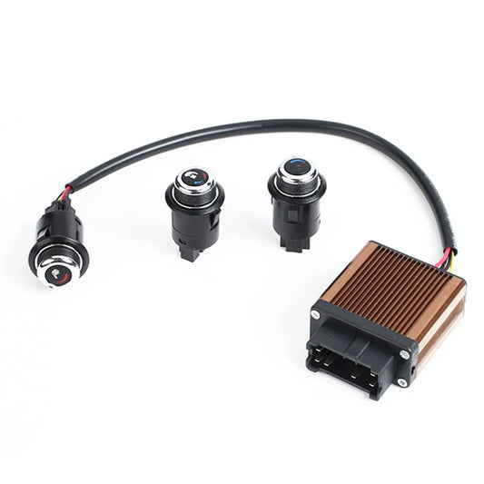 23MM Motors Warm Air Outlet Control Module Switch 12V Ventilation And Heating Switch Controller Kit For Car Seat Climate Control