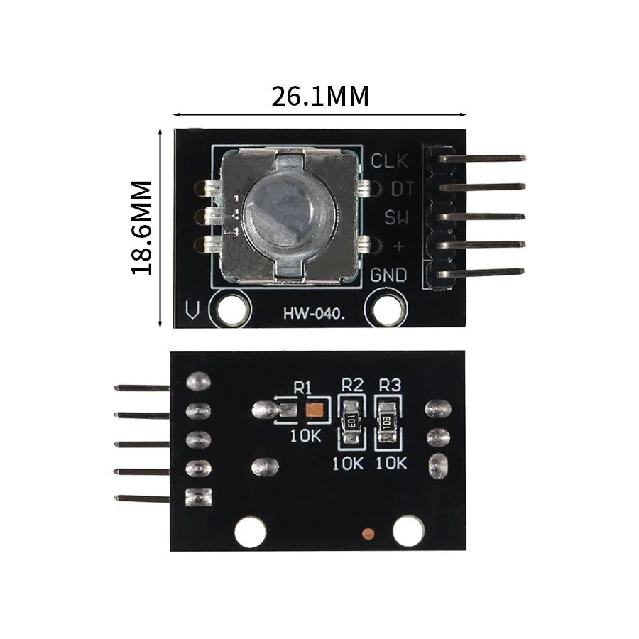 360¡ã Rotary Encoder Module with Push Button for Arduino Sensor Switch and DIY Electronics Projects