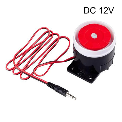 Home Security Loud Siren 120dB with DC 12V and 24V Power Support Indoor Alarm for Offices Warehouses and Shopping Centers