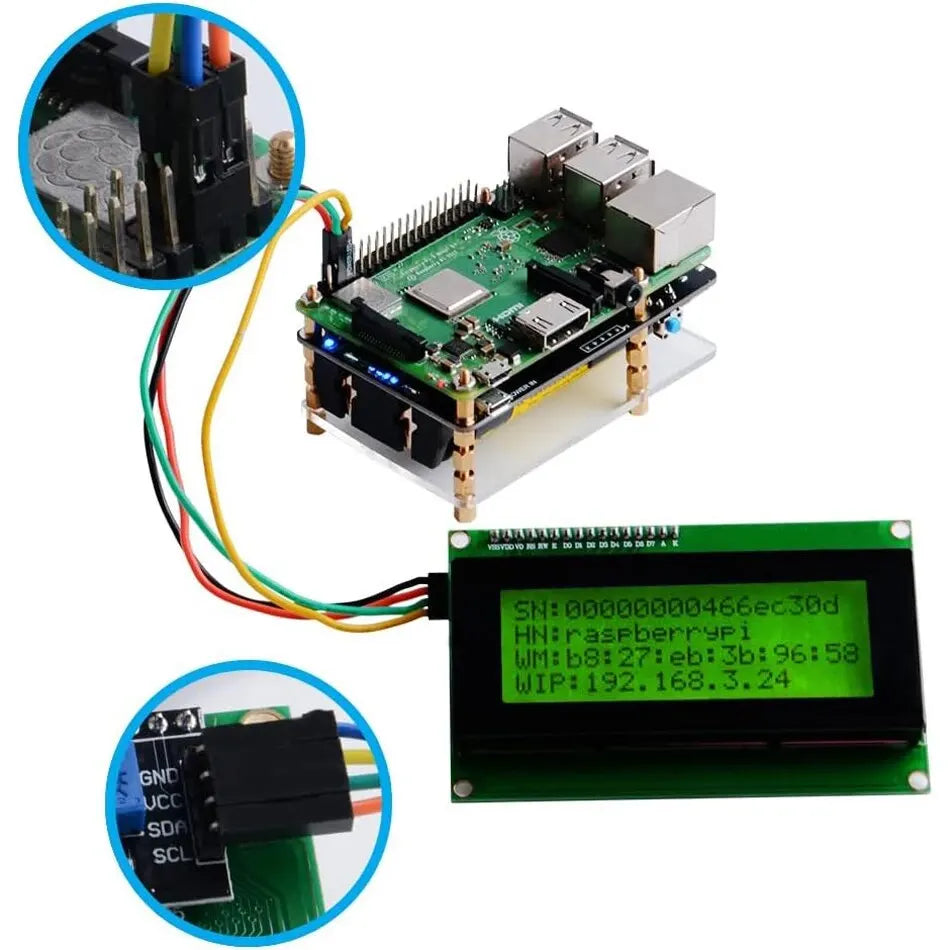 LCD2004 20x4 Character LCD Module with I2C/IIC Serial Interface for Arduino