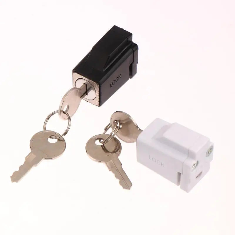 Aluminum Alloy Window Restrictor Lock With 2 Keys Safety Window Lock
