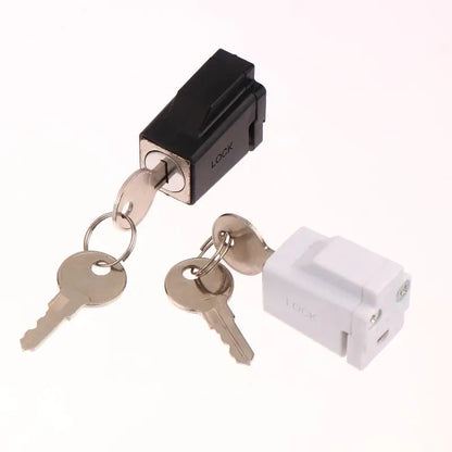 Aluminum Alloy Window Restrictor Lock With 2 Keys Safety Window Lock