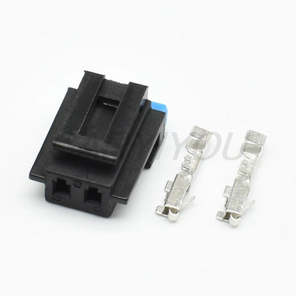 DJ7028Y-1.5-21 Automotive Waterproof 1.5mm 2-Pin Wire Harness Connector Male Female Socket