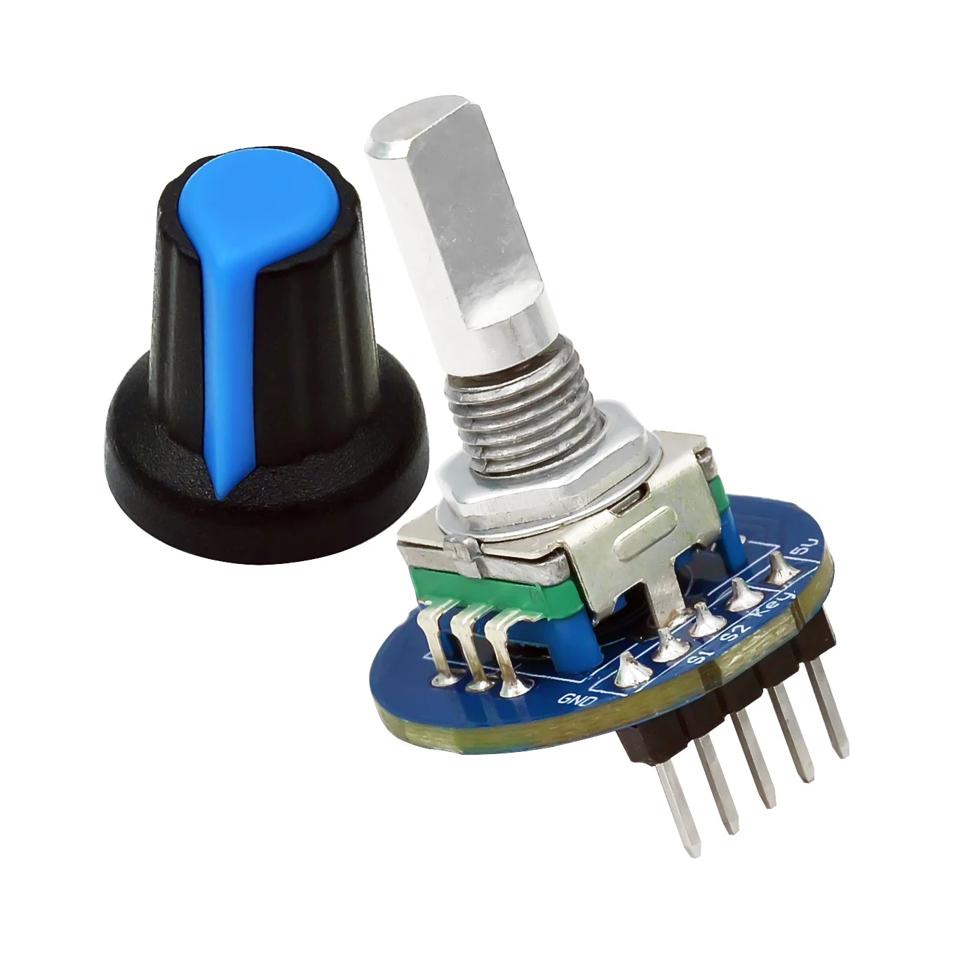 360 Degree Rotary Encoder Module with Knob for Arduino KY-040 EC11 RV09
