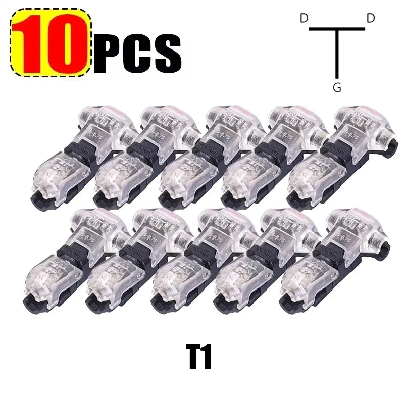 T Tap Wire Connector Low Voltage 2 Pin Splicing Connector