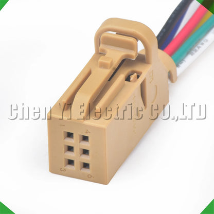 6 Pin Automotive Connector 1534121-1 1534121-2 4D0971636 Wire Harness Plug for VW Audi