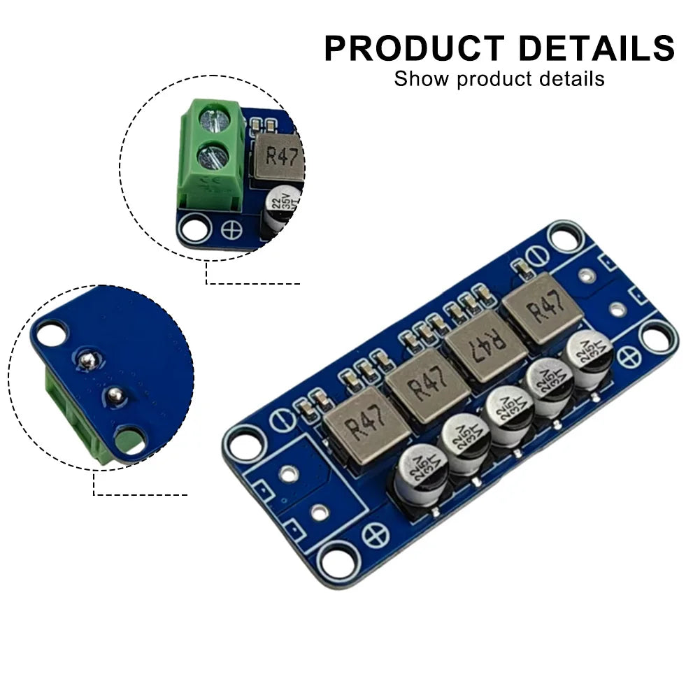 Dc Input Filter Module 1pcs DC Power Supply Filter Module Low-pass Voltage Regulator Module R ...