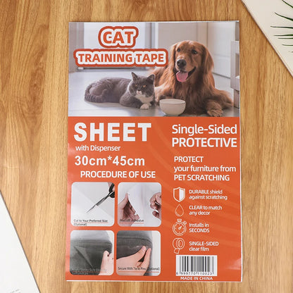 PVC Sofa Clear Waterproof Tape Furniture Guard Transparent Self-Adhesive Cats From Scratching Furniture Protectors Tape