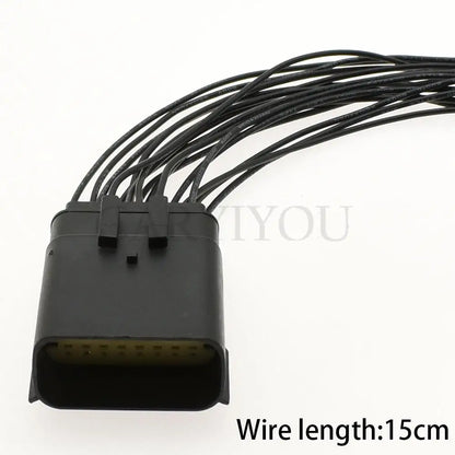 33472-1601 / 33482-1601 / 33472-1740 Automotive 16-Pin Headlight Connector — Ford Focus / Mondeo / Edge / Fiesta Lamp Socket