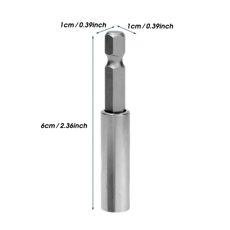 20/1pcs Magnetic Screwdriver Extension Hexagonal Handle Extended Connecting Rod Carbon Steel Screwdrivers Bit Holder Power Tools
