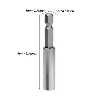 20/1pcs Magnetic Screwdriver Extension Hexagonal Handle Extended Connecting Rod Carbon Steel Screwdrivers Bit Holder Power Tools