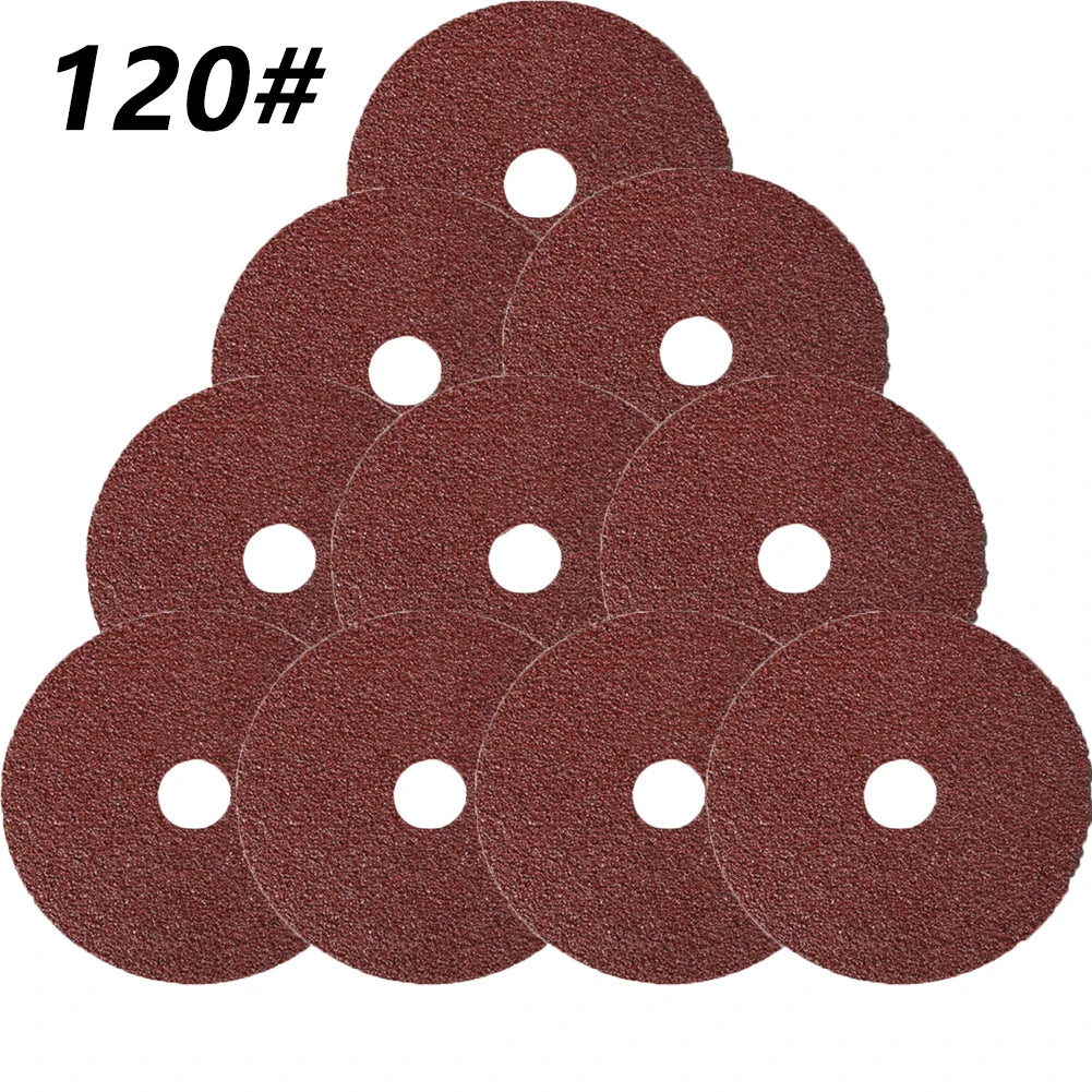 10PCS 4 Inch Resin Fiber Grinding Sanding Discs For Angle Grinder  Abrasive Tool 100mm Diameter 24#-120# Polishing Dic Grinding