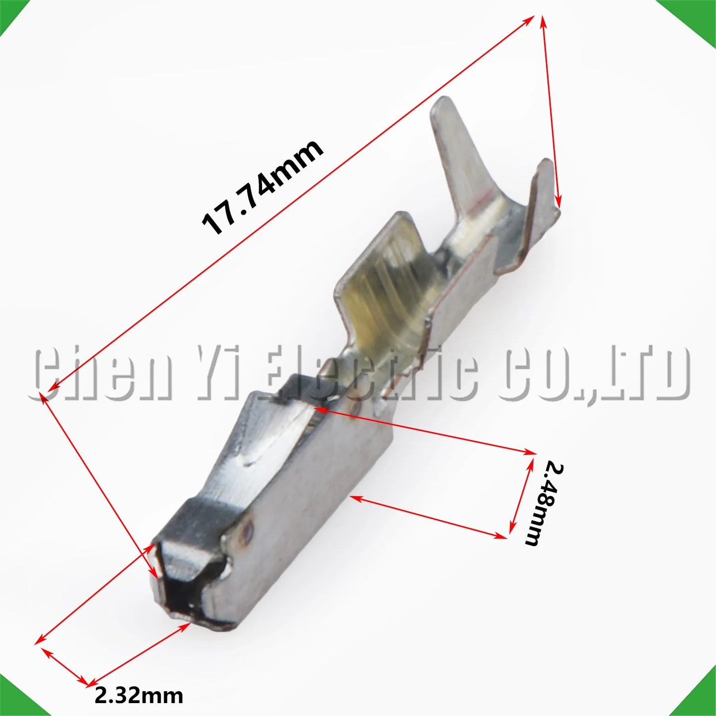 50pcs 0.64mm Wire Crimp Pins Male Female for Automotive Connector