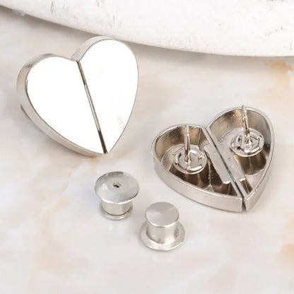 Heart-Shaped Curtain Magnetic Clips — Nail-Free Detachable Window Curtain Magnet Buckle Adjustment Buttons