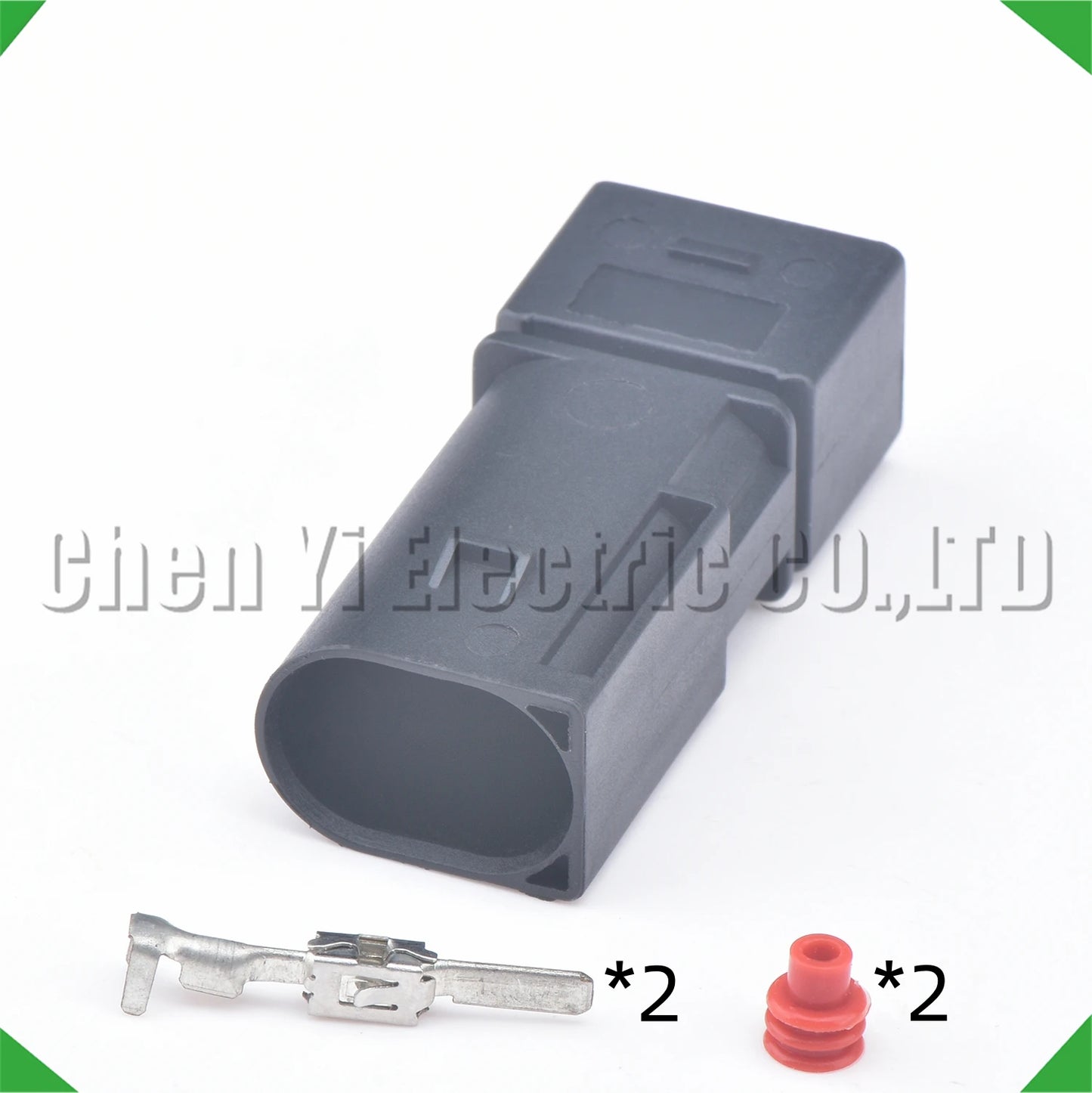 2 Pin Ignition Coil Waterproof Connector Wire Harness Plug Automotive