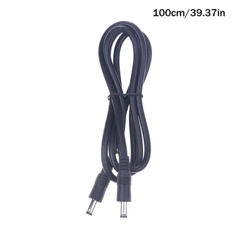 Male Plug to Male Power Supply Adapter Wire for LED Light Speaker J60A DC5521 to DC5521 Cable 18AWG DC5.5mm x 2.1mm