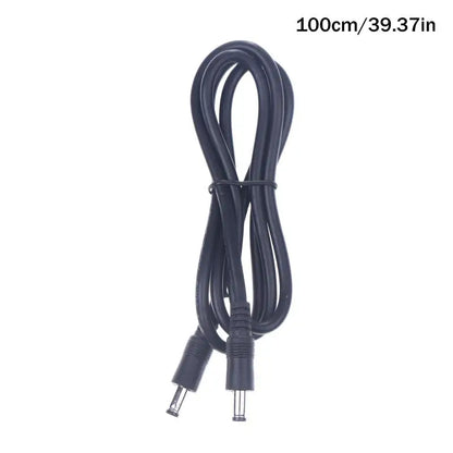 Male Plug to Male Power Supply Adapter Wire for LED Light Speaker J60A DC5521 to DC5521 Cable 18AWG DC5.5mm x 2.1mm