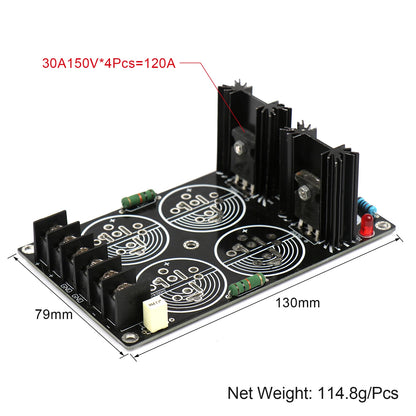 Schottky Rectifier Power Supply Board Single Bridge 50A 600V for DIY Speaker Amplifier