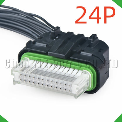 24 Pin ECU Headlight Connector 12129225 for GMC Cadillac Wire Harness Plug