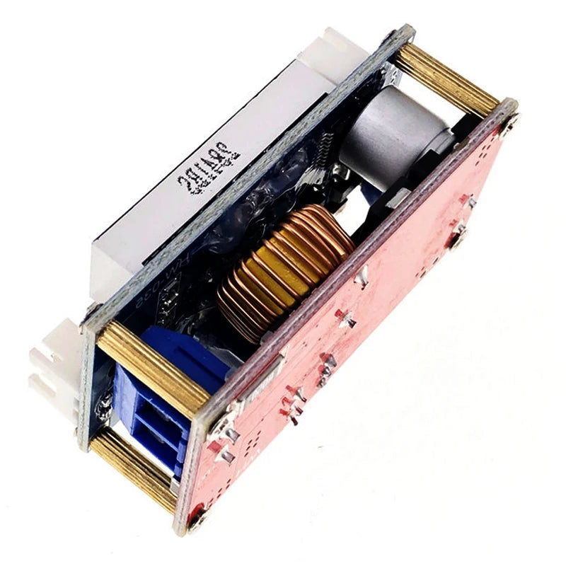 XL4015 5A Adjustable DC-DC Step-Down Module – CC/CV LED Driver with Voltmeter & Ammeter