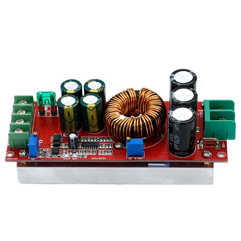 8-60V to 12-83V DC-DC Converter 20A 1200W Step Up Buck Boost Module
