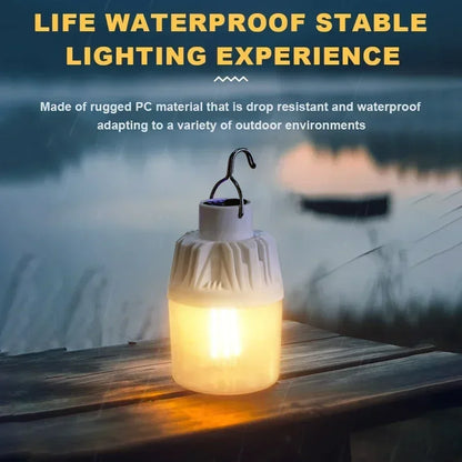 Portable LED Camping Light 3 Lighting Modes Use 3*AAA Battery Camp Lamp For Outdoor Waterproof Camping Hiking Emergency Lantern