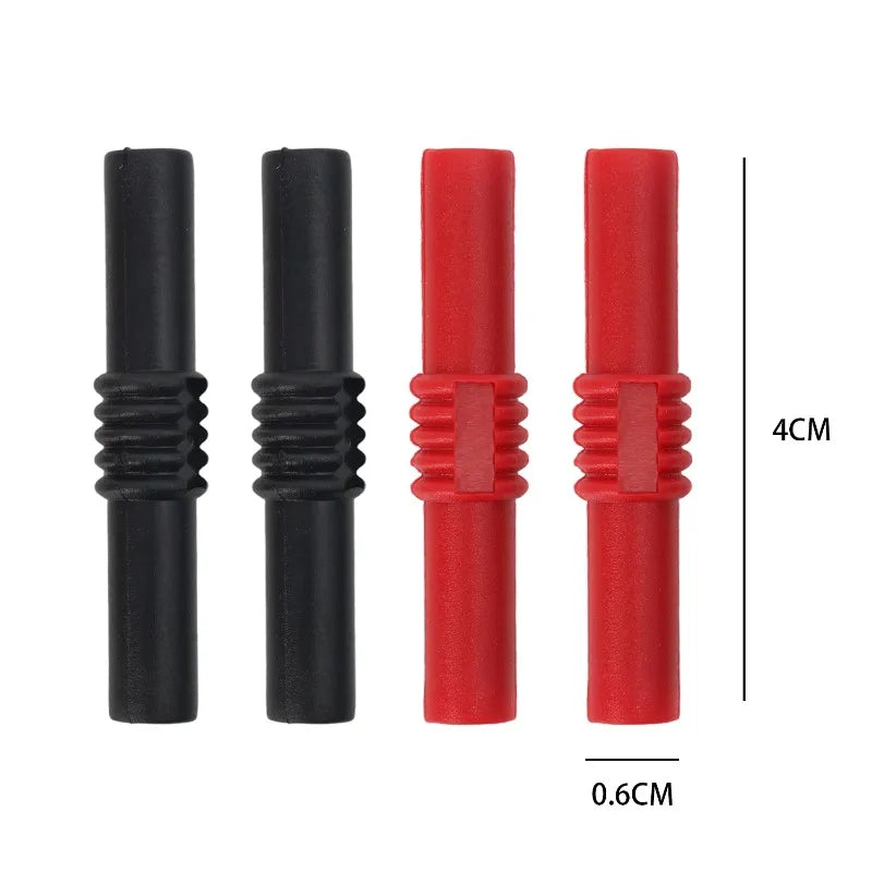 4mm Banana Plug Female to Female Socket Insulated Adapter