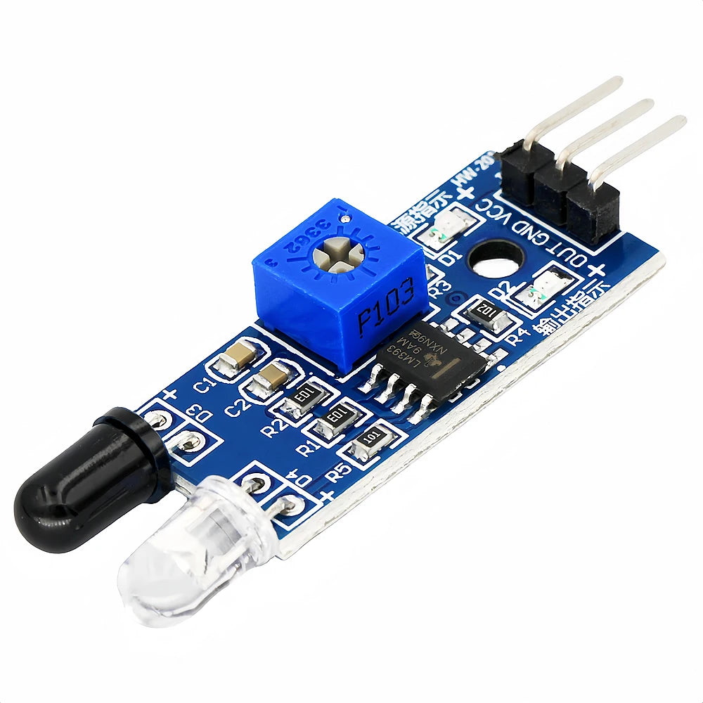 IR Infrared Obstacle Avoidance Sensor Module 3-Pin Reflective Photoelectric for Arduino Smart Car Robot