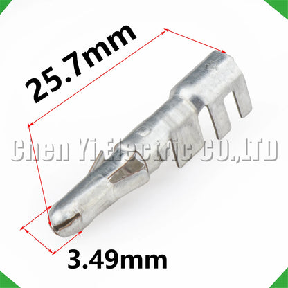 50pcs 2.5mm Automotive Crimp Pins 925713-1 925714-1 Connector Terminals