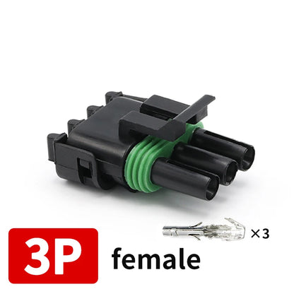 2.5 Series Waterproof Connector 1/2/3/4/6 Pin Male Female for Haltech MAP TPS GM