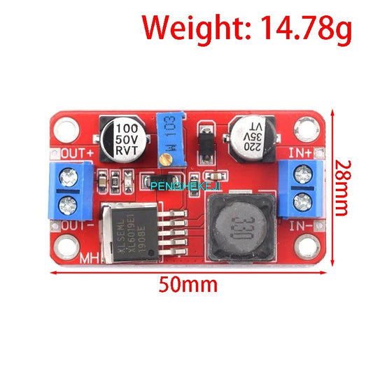 XL6019 DC-DC Adjustable Boost Power Supply Module 5A High Power XL6009 / LM2577 Upgrade