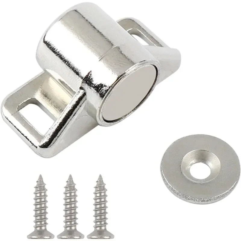 Wholesale Magnet Cabinet Door Catches Zinc Alloy Cupboard Wardrobe Drawer Thickened Door Stops Home Furniture Hardware Accessory