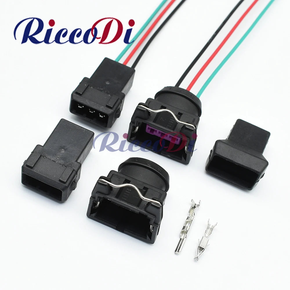 3 Pin EV1 Fuel Injector Connector 443906233 443906247 DJ7031-3.5 Male Female Automotive